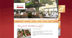 Desktop Screenshot of mezzo-restaurant.de